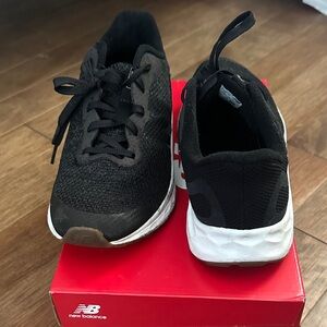 Kids New Balance Black and White Running Shoes